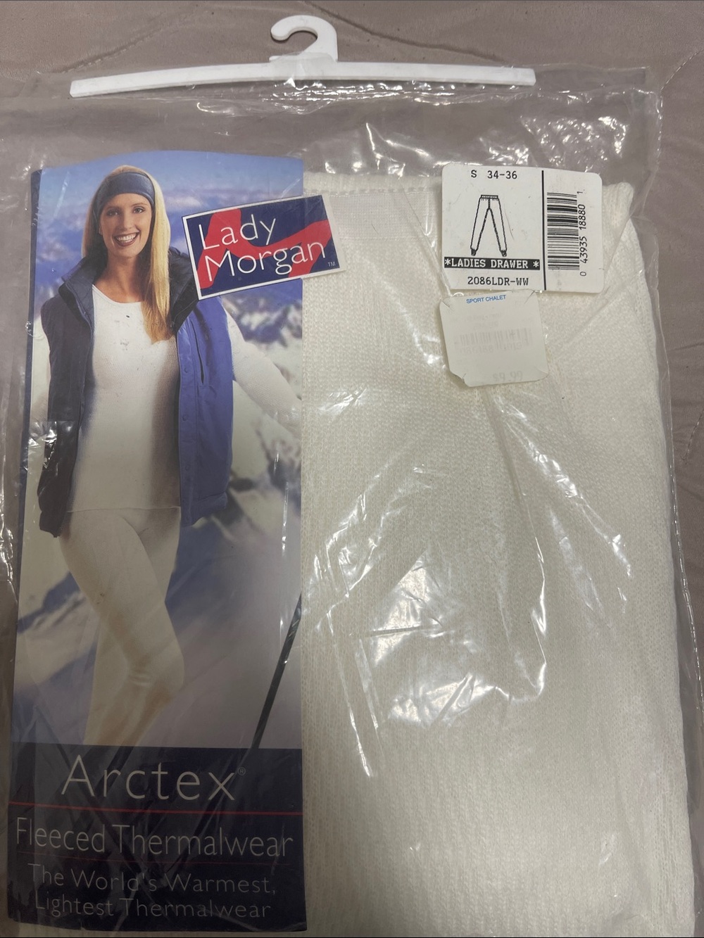 Women’s Cream Thermal Sweater - Arctex Fleeced Thermalwear
